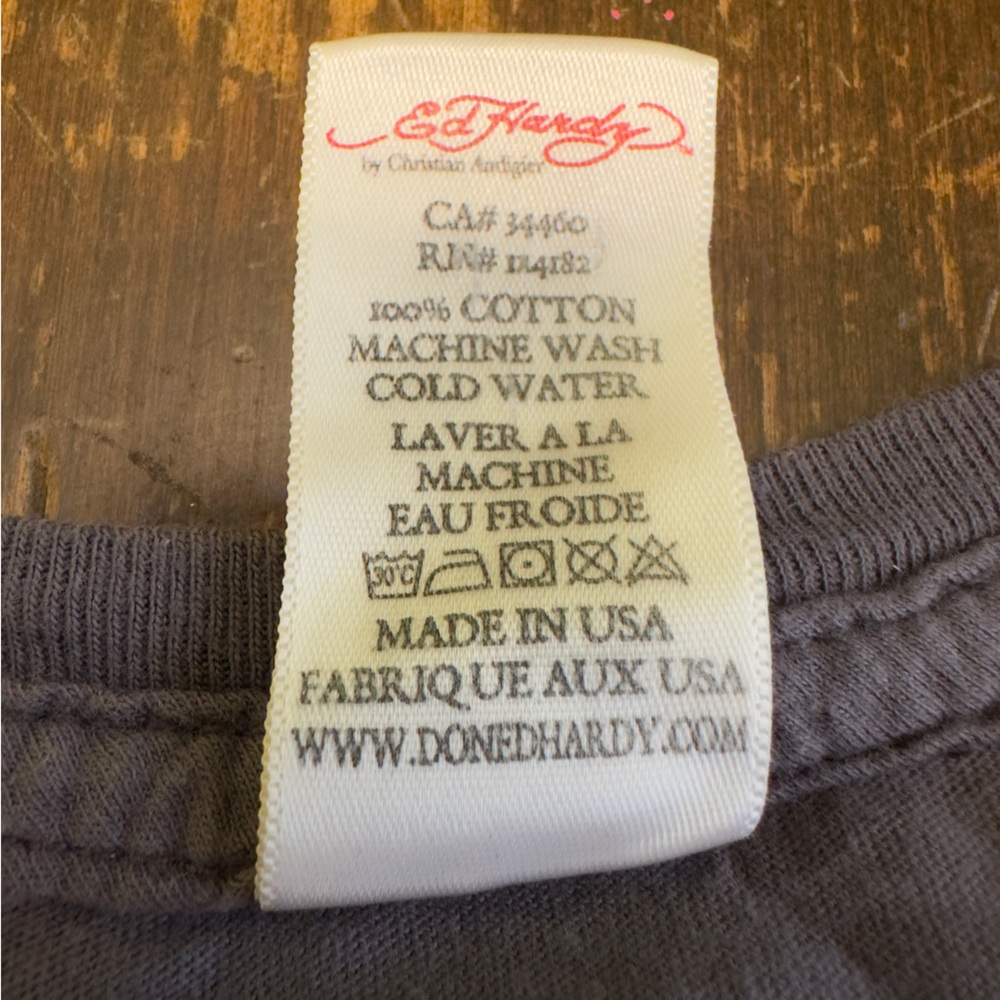 Ed Hardy Punks Not Dead Tee - Picture 6 of 9
